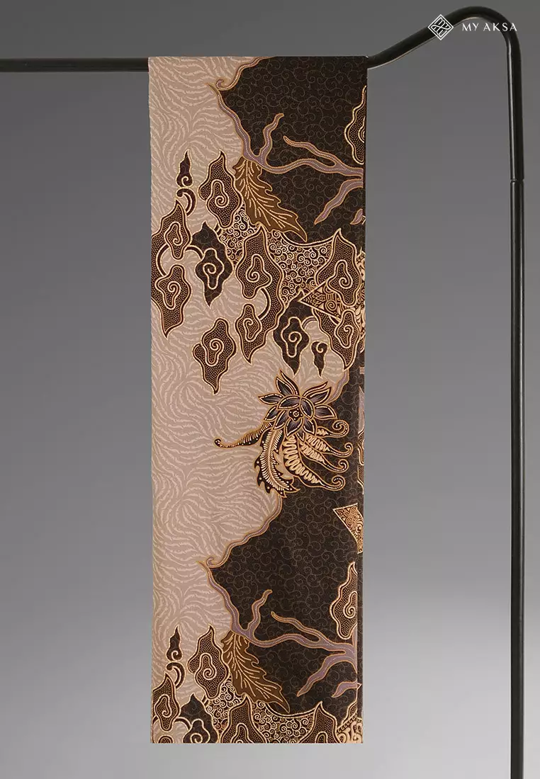 My Aksa Kain Batik Print Mahaveer Brown