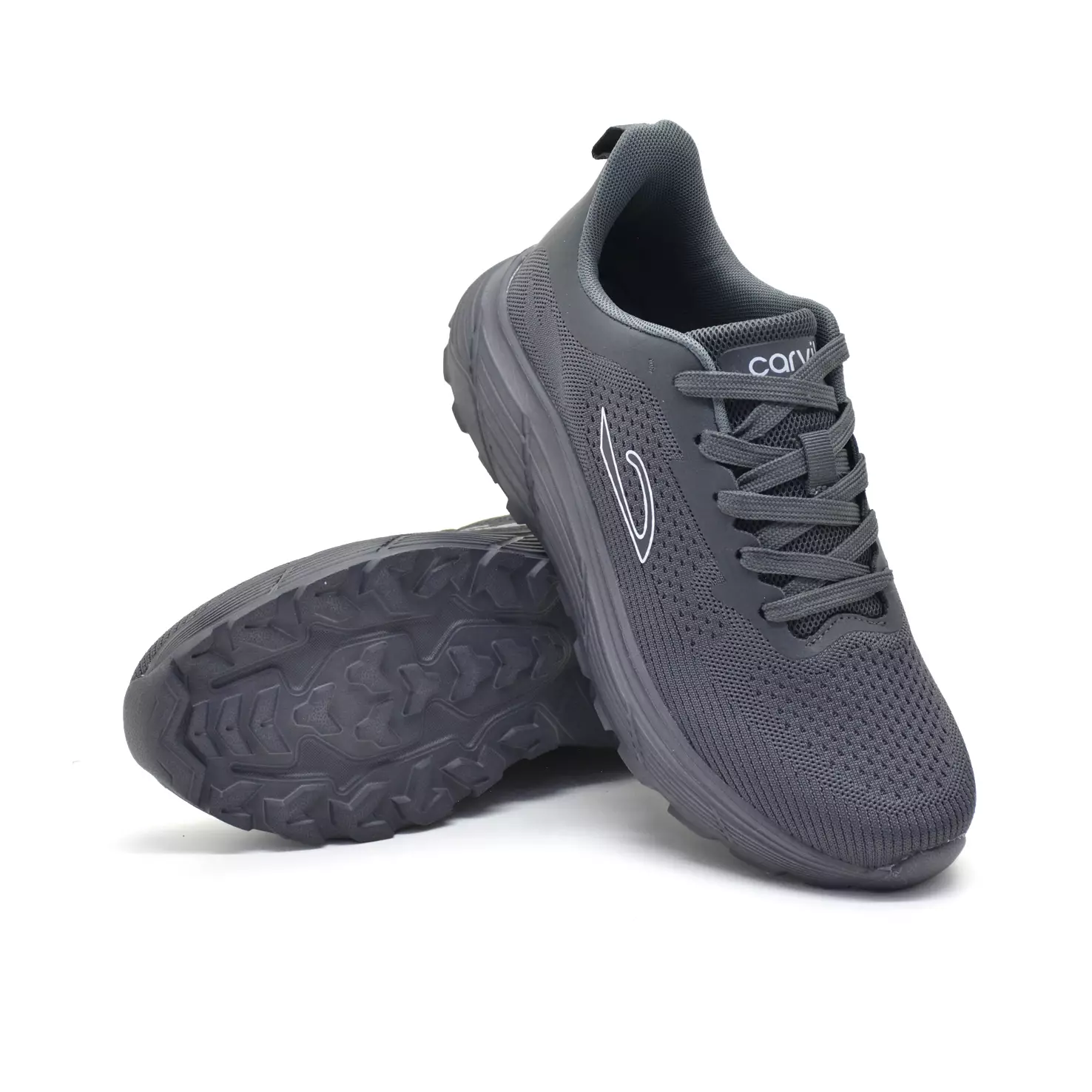 Carvil Sepatu Pria Lineal-SM Dark Grey