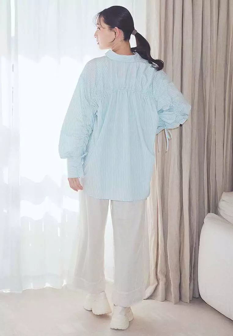 Earth Music  & Ecology - Riko Back Drawstring Shirt