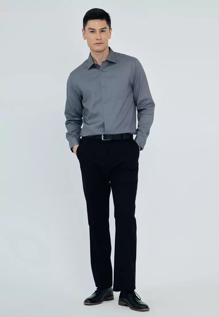 Regular Fit Textured Dress Shirt
