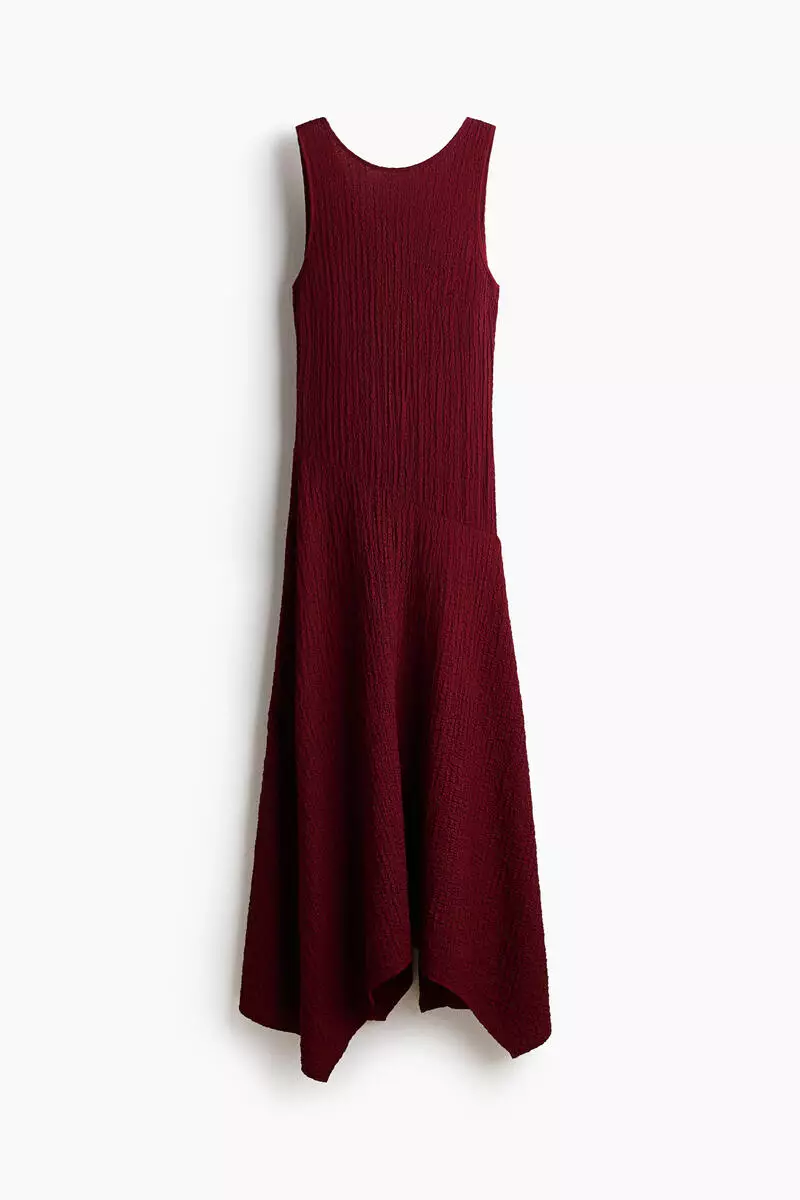 h&m red cotton dress H&M Cotton Muslin Bodysuit Red Dress Newborn