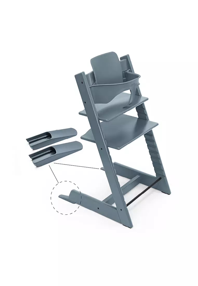 Stokke Tripp Trapp (Fjord Blue) With Stokke Tray (White