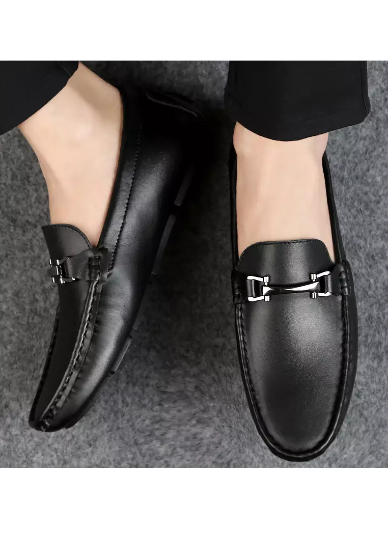 Leather Horsebit Loafers & Boat Shoes YY9016