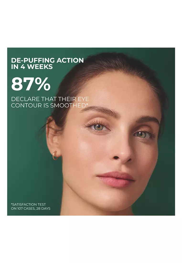 Anti Wrinkle De-Puff Eye Cream with Plant Collagen & Hyaluronic Acid-14ml All Skin Types