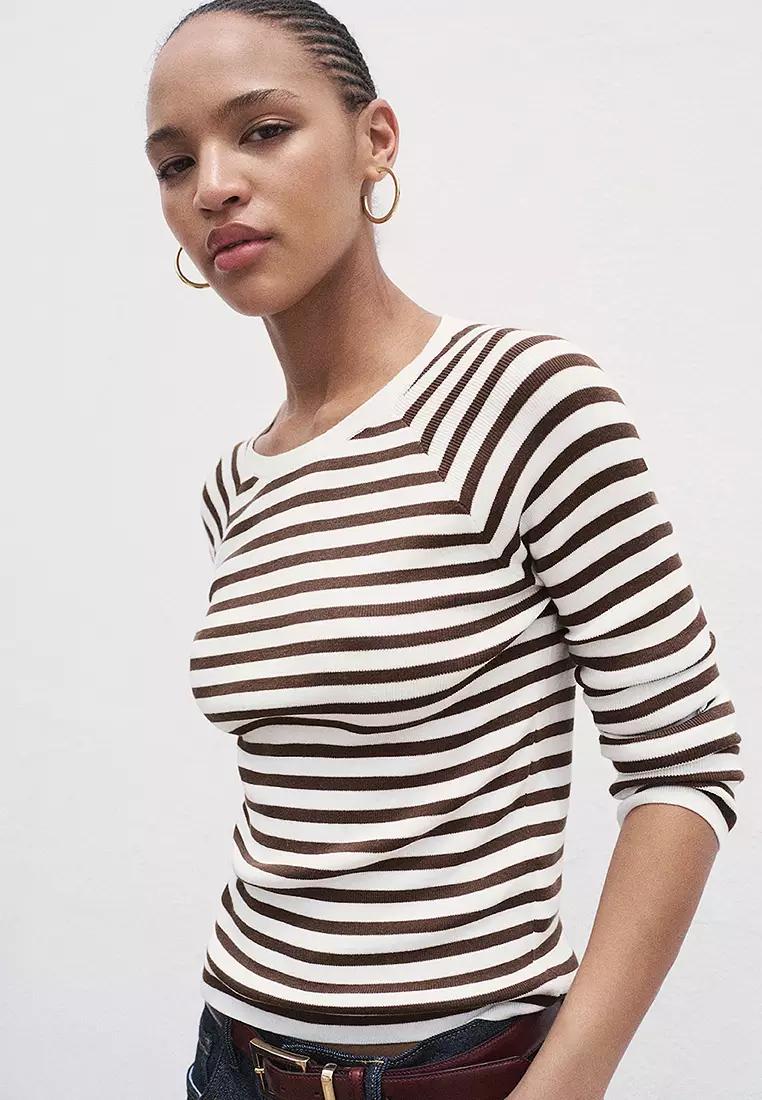 Buy Mango Long-Sleeved Fine-Knit Sweater 2025 Online ZALORA