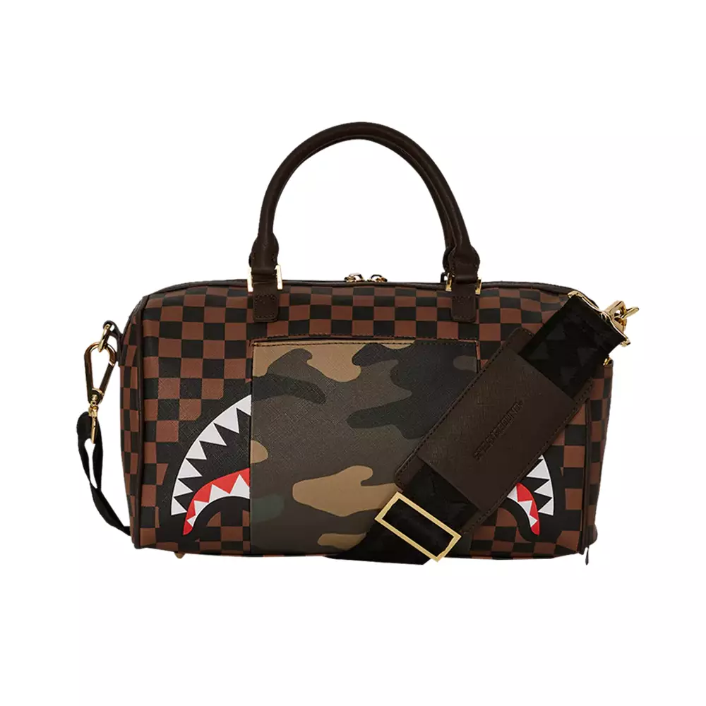 Jual Sprayground Sprayground Zip with Camo Accent Savage Mini Duffle