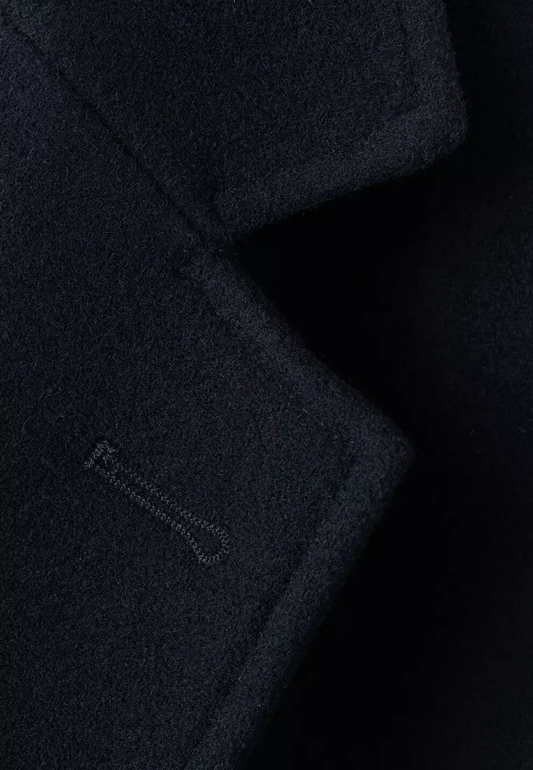 Lightweight Recycled Wool Coat