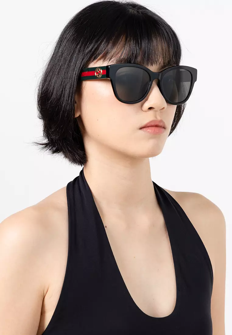 Low Nose Bridge Fit Butterfly Sunglasses