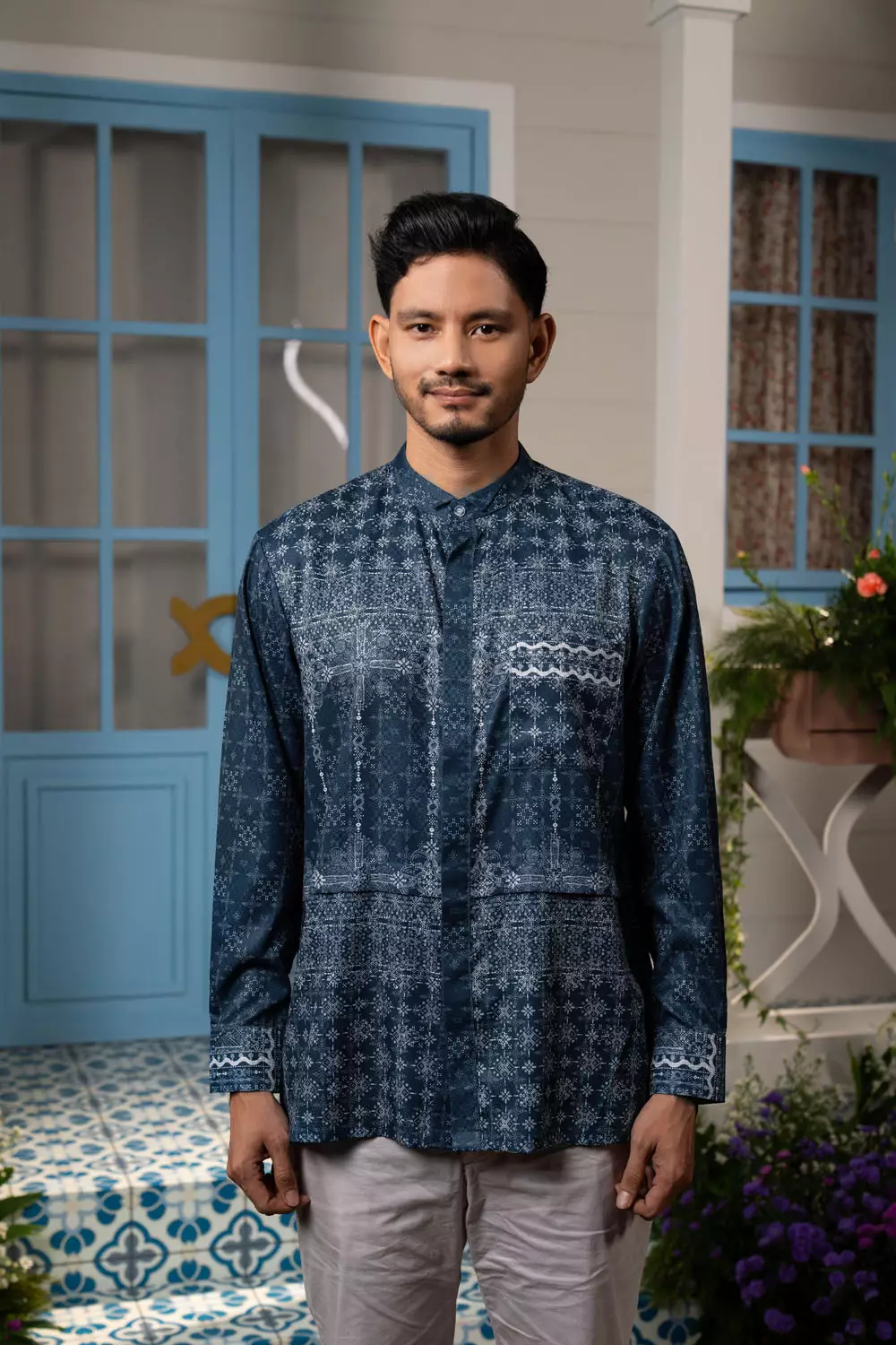 Klamby - Diyasmara Long Shirt Men Andala