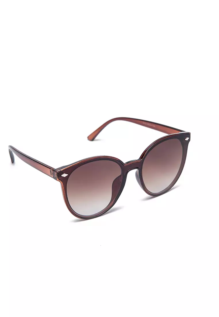 GYKACO Kacamata Hitam Wanita (Premium) - ARIKA Brown - Fashion Sunglasses