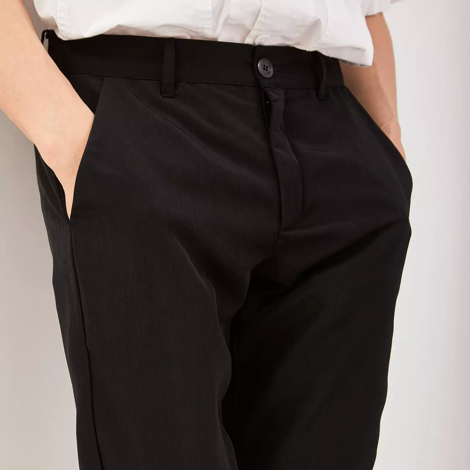 PAULMAY Celana Formal Pria Panjang Reguler Fit - Black