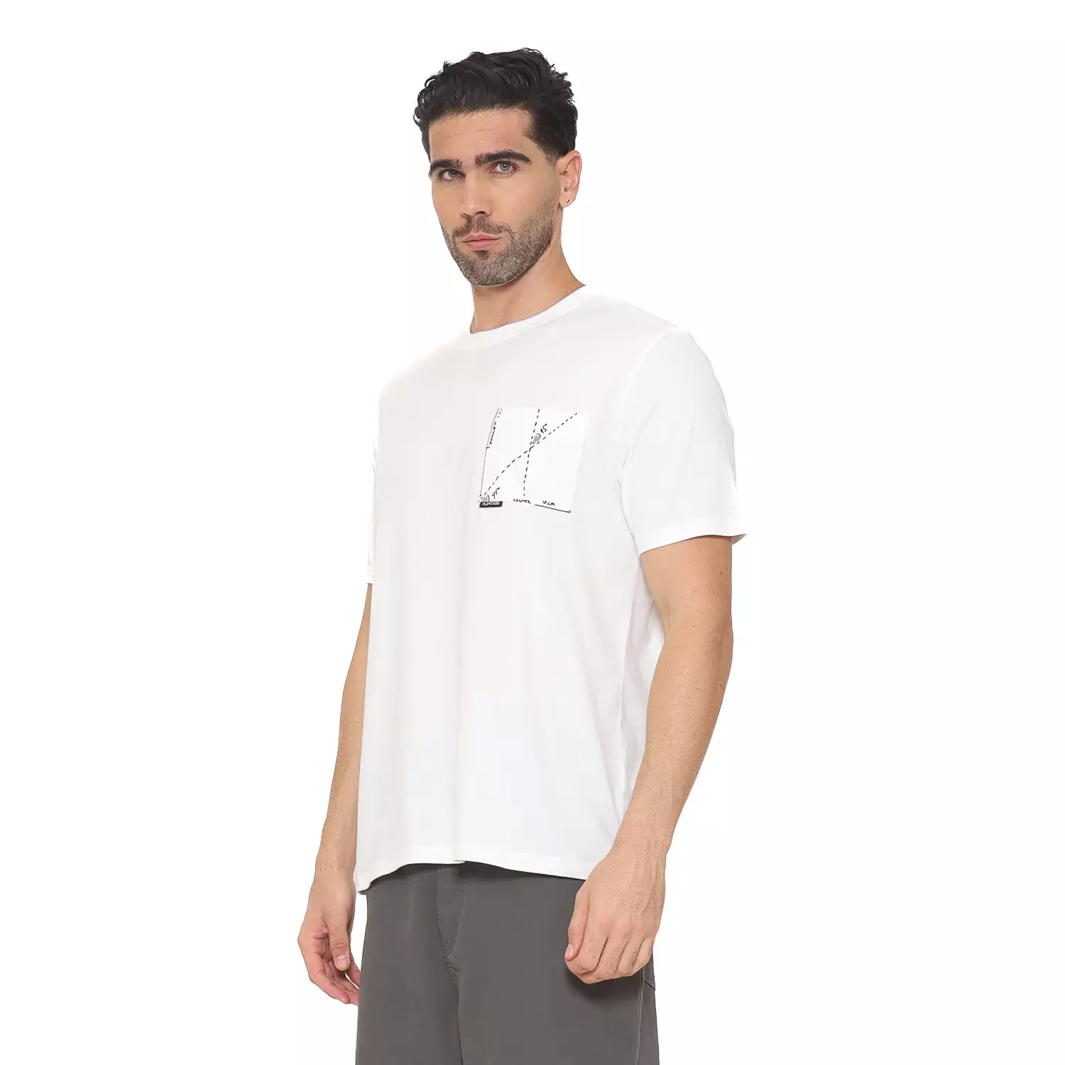 Planet Surf Clothing Kaos lengan pendek Pria Hister Men Tee Planet Surf