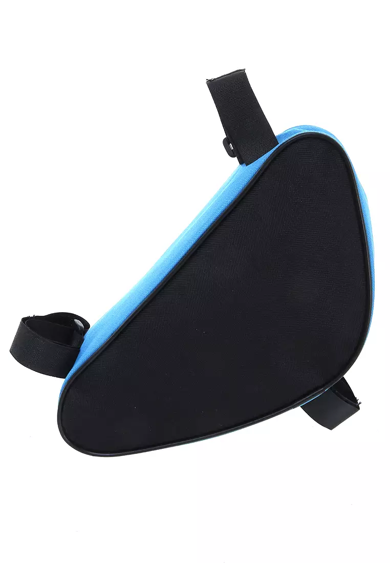 Qian Bicycle Bag Tas Sepeda Segitiga Material Nylon Waterproof ORIGINAL - Black
