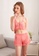 LYCKA pink LCB2102-Lady Casual Pajamas Two Pieces Set-Pink 00A9FUS935F1DAGS_3