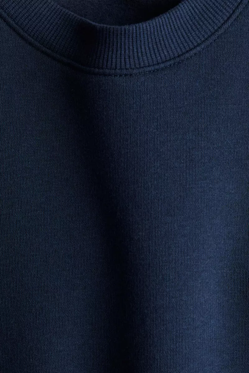 Oversized brushed-inside sweatshirt