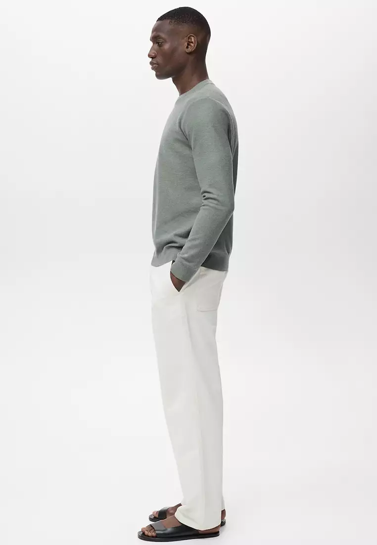 Microstructured Knitted Sweater