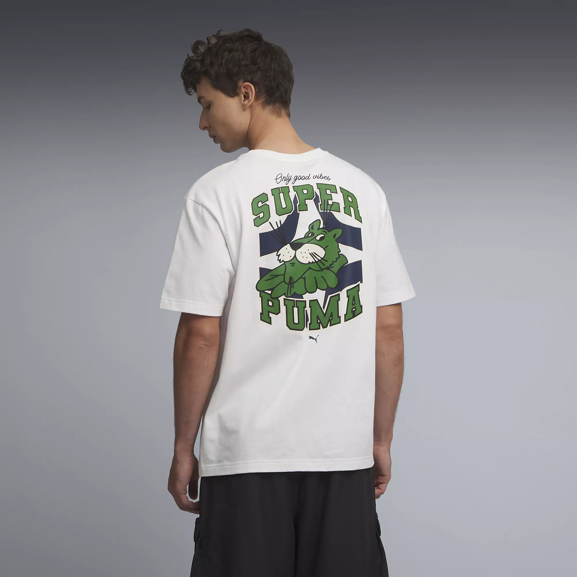 Jual PUMA PUMA GRAPHIC Super PUMA Pocket Tee Men Original 2025