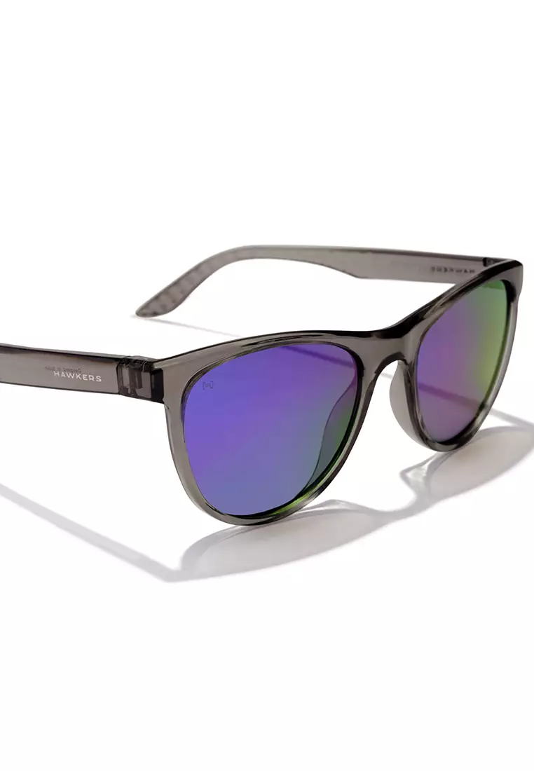 HAWKERS Polarized Grey Galaxy Trail Sunglasses For Men And Women, Unisex. Official Product Designed In Spain