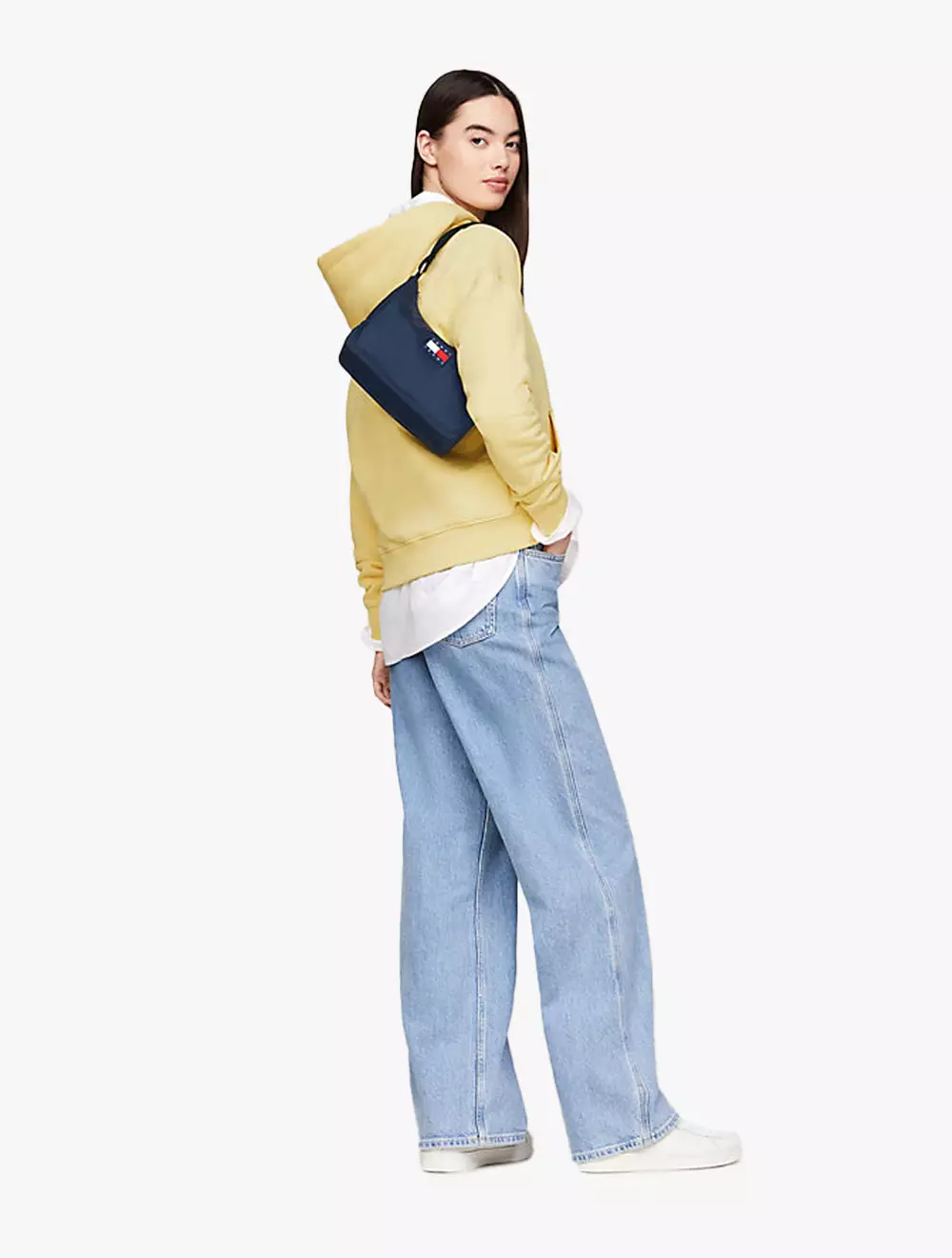 Jual Tommy Hilfiger TOMMY HILFIGER LOGO SMALL SHOULDER BAG Navy