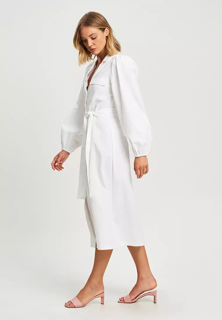 Tie shop blazer dress