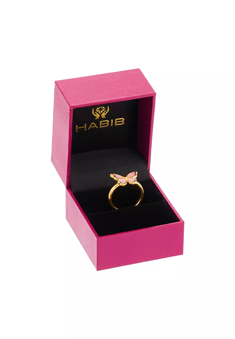 HABIB 916/22K Yellow Gold Ring (Butterfly) R1661224