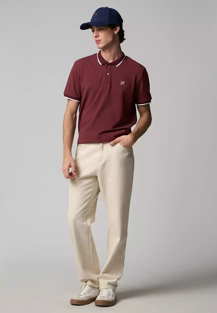 Polo Shirt With Contrast Trim