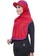 Attiqa Active red Long Runner- Red list Marine Blue , Sport Hijab A5726AA6DC8665GS_3