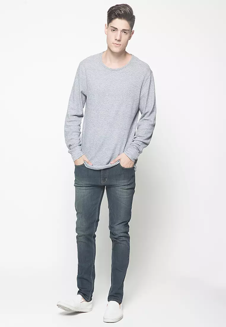 Jeans Slim Fit Ever Green Denim Stretch 133221A