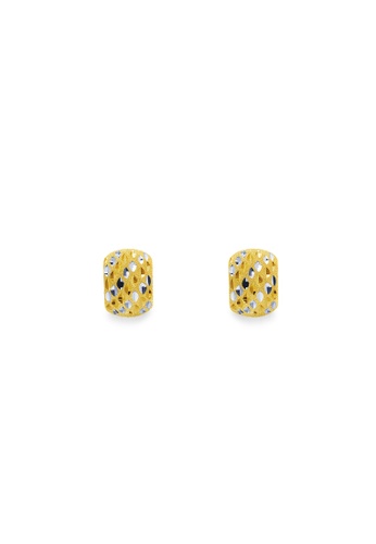 MJ Jewellery white and gold MJ Jewellery Gold Earrings S201A, 375 Gold B1433ACD5A93ADGS_1
