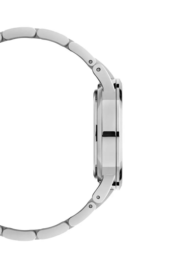 Iconic Link Black Dial 40mm Men's Stainless Steel Watch with Link Strap - Sliver - 男士手錶 男錶 Watch for men - 丹尼爾惠靈頓DW OFFICIAL