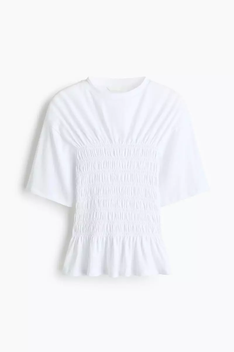 Smocked T-shirt