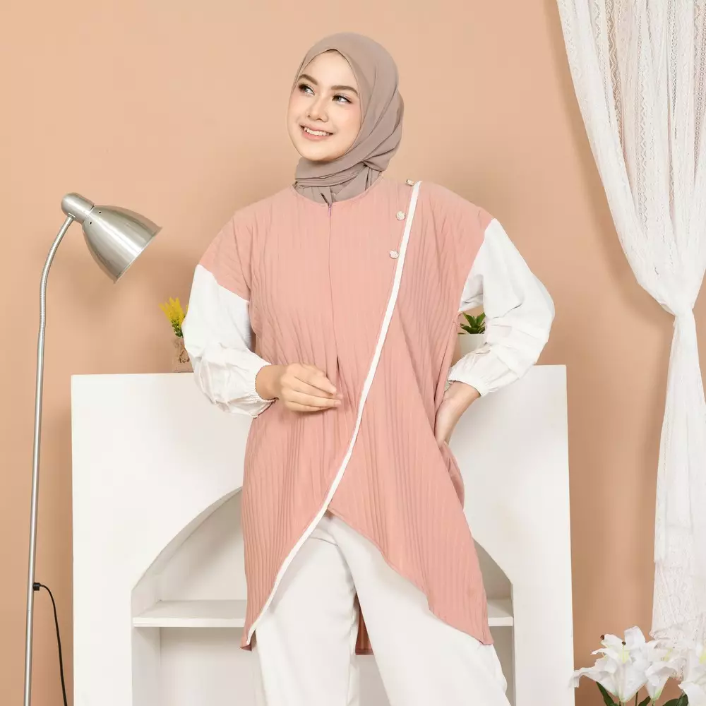 Salsa Tunic Knit - Dusty Pink M19534 R7S4