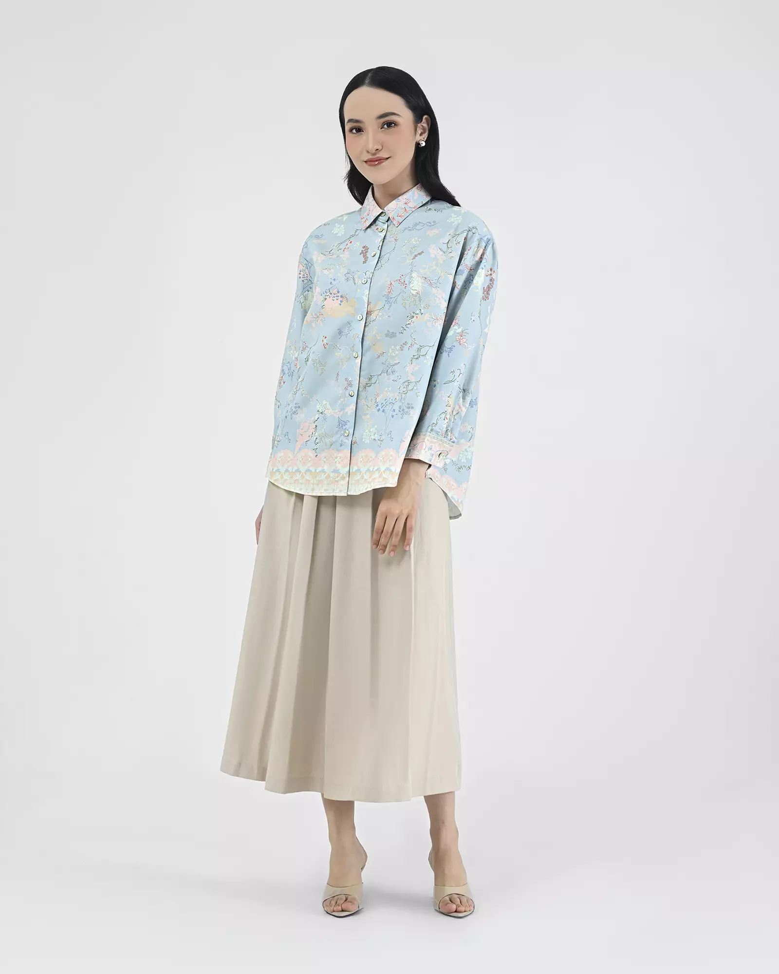 Geulis.id SUNNY SHIRT - Gardenblue