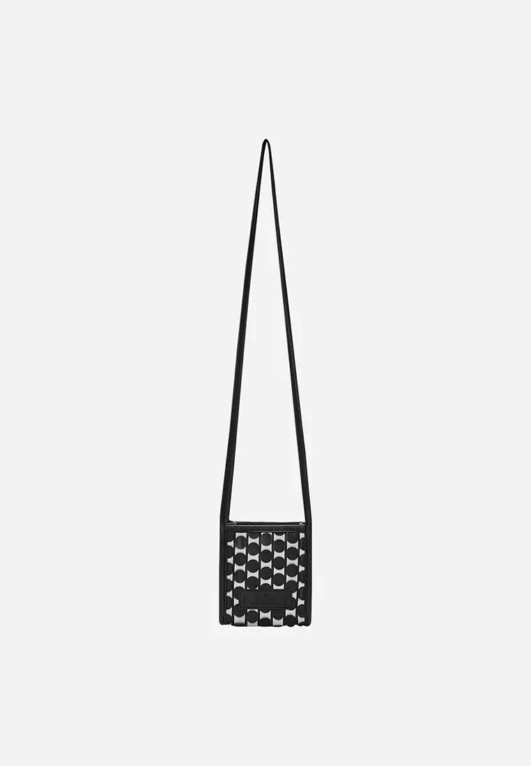 Kwani Handmade Weaving Tote Mini Black White
