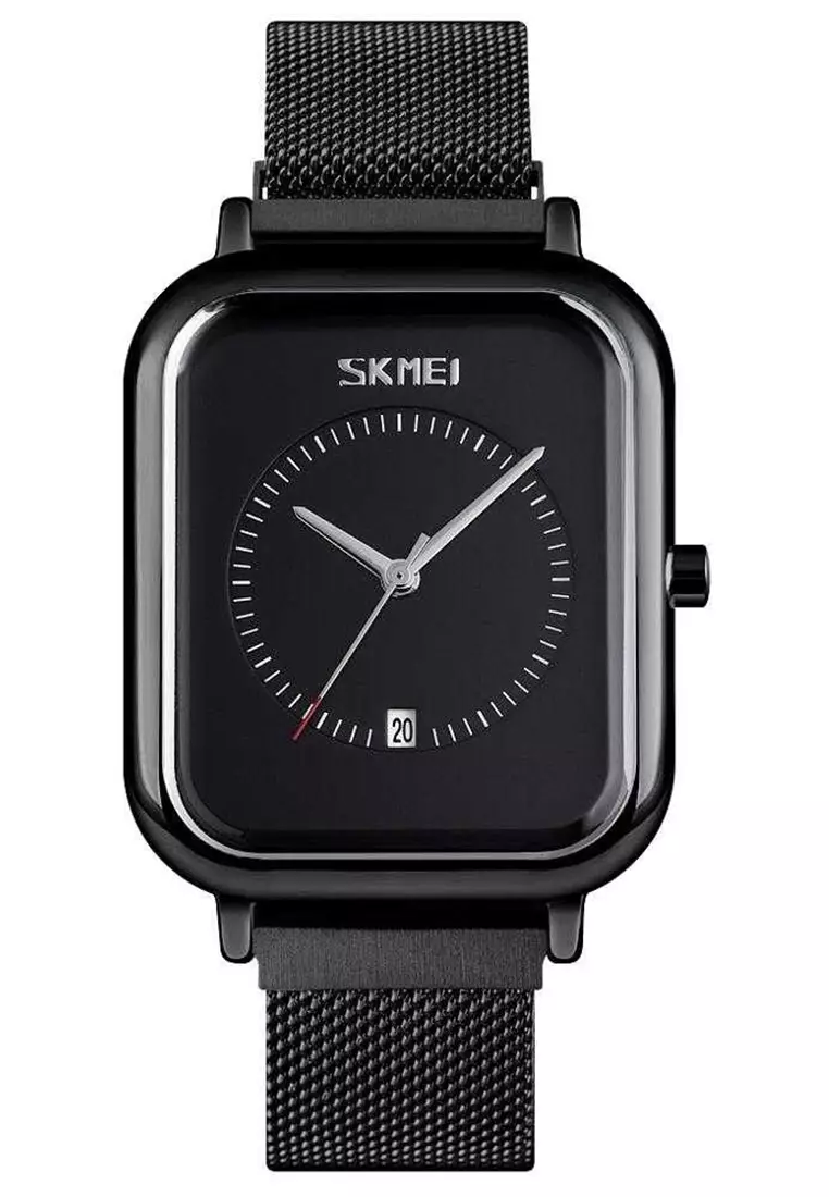 Jam Tangan Casual Analog Wanita Strap Tali Material Stainless Steel QP08 ORIGINAL