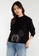 Desigual black Disney's Mickey Mouse Patch Jumper 86FB4AA39F7801GS_1