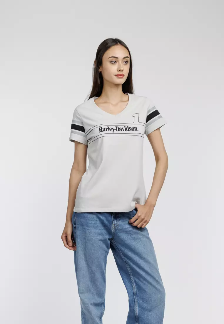 Harley-Davidson #1 Racing Tee with Reflective Stripe