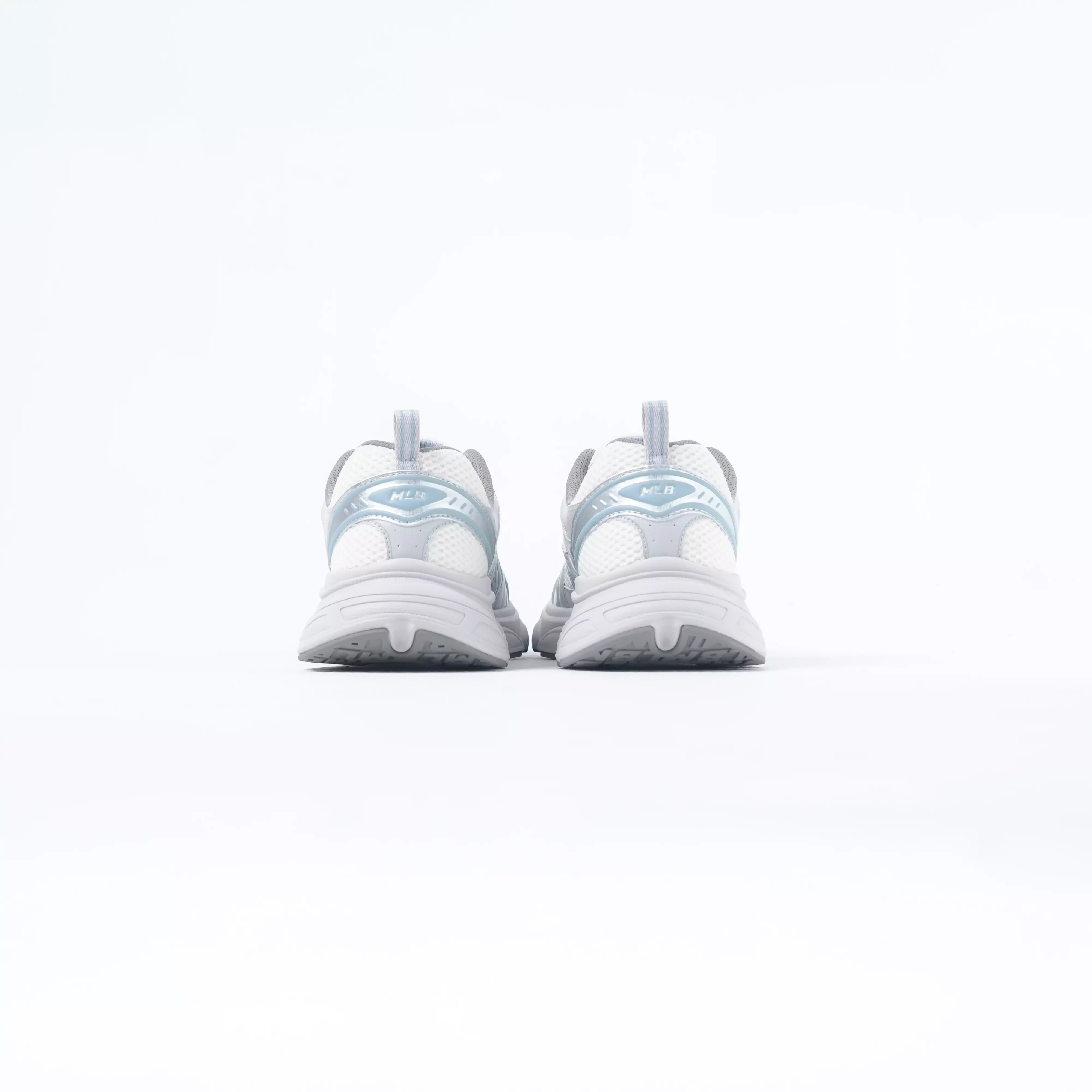 Sepatu MLB NY ACE RUNNER SILVER BLUE CREAM SNEAKER 100% ORIGINAL