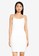 Mango white Fitted Textured Dress 55556AA6F87D0AGS_1