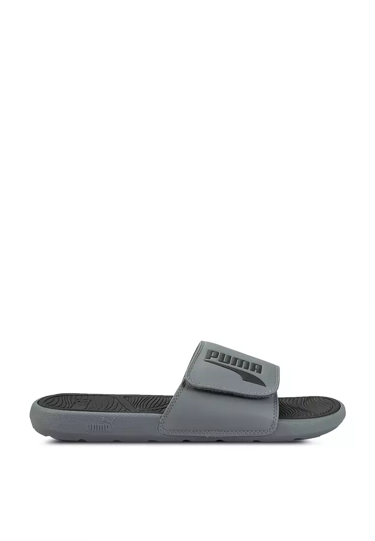 Grey puma slides cheap
