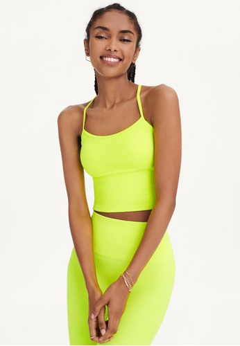 Buy Dkny Dkny Women Rib Seamless Strappy Crop Top Online Zalora Malaysia
