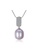 SUNRAIS silver Premium Colored Stone Silver Drop Necklace DC5C8ACDEA3C0DGS_1