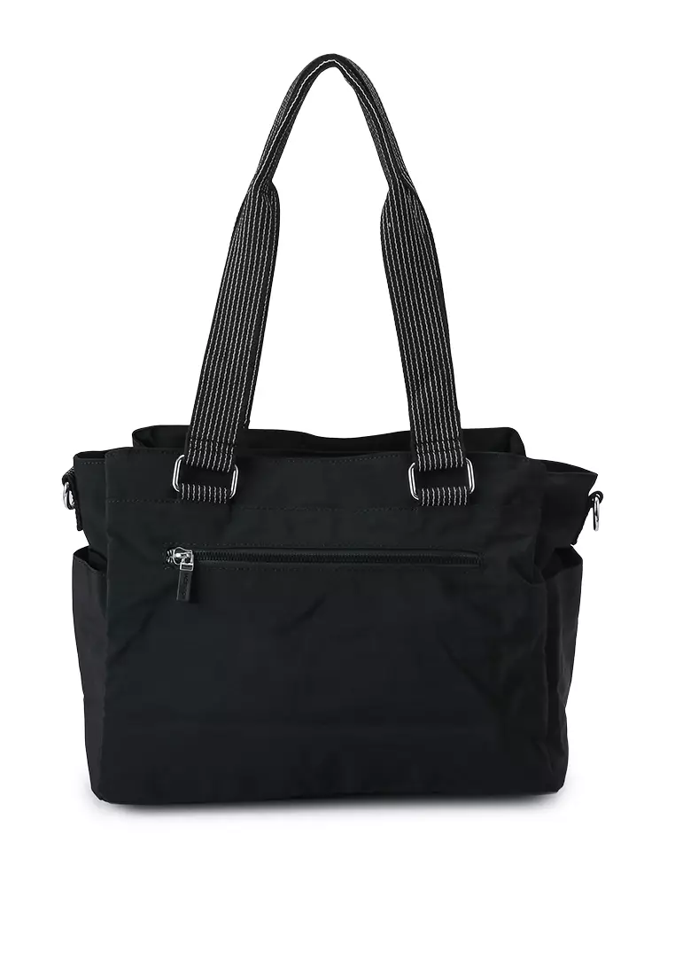 Jual Bagstation Crinkle Nylon Convertible Tote Bag Original 2024