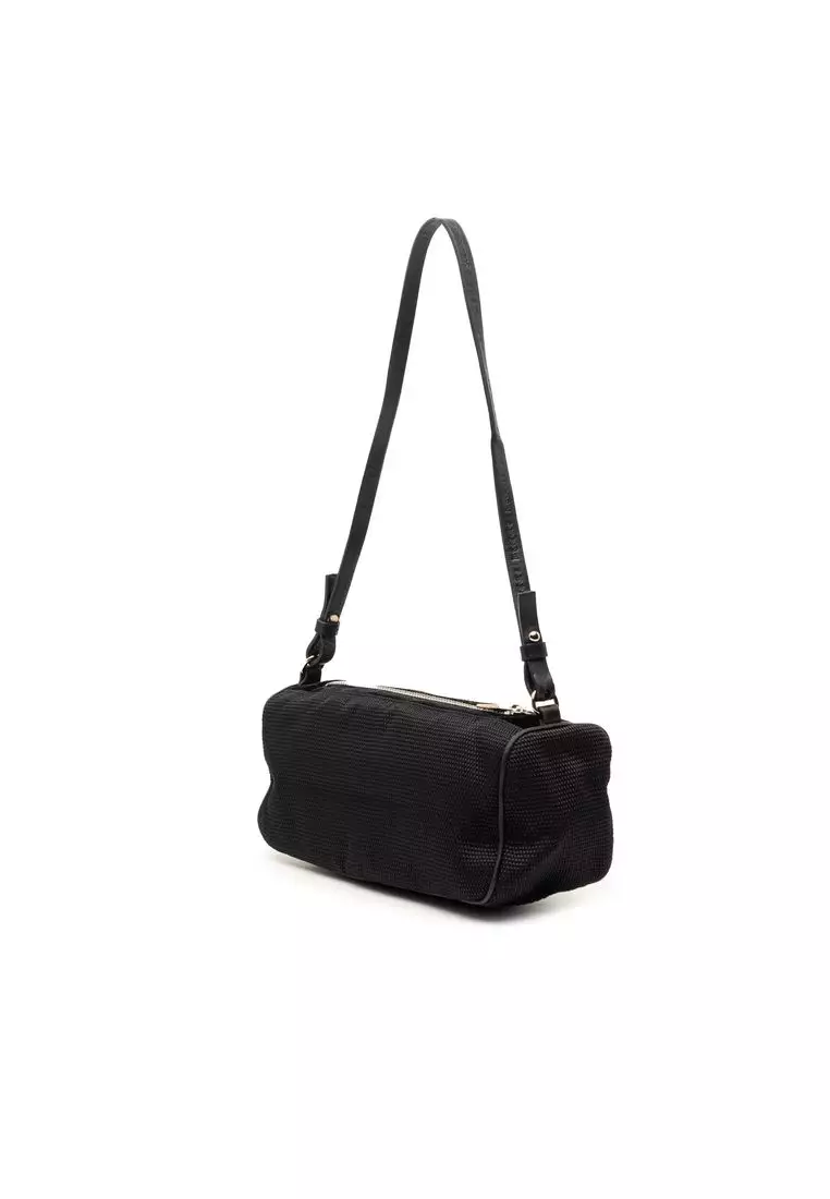 Pre-Loved Saint Laurent Nylon Logo Shoulder Bag