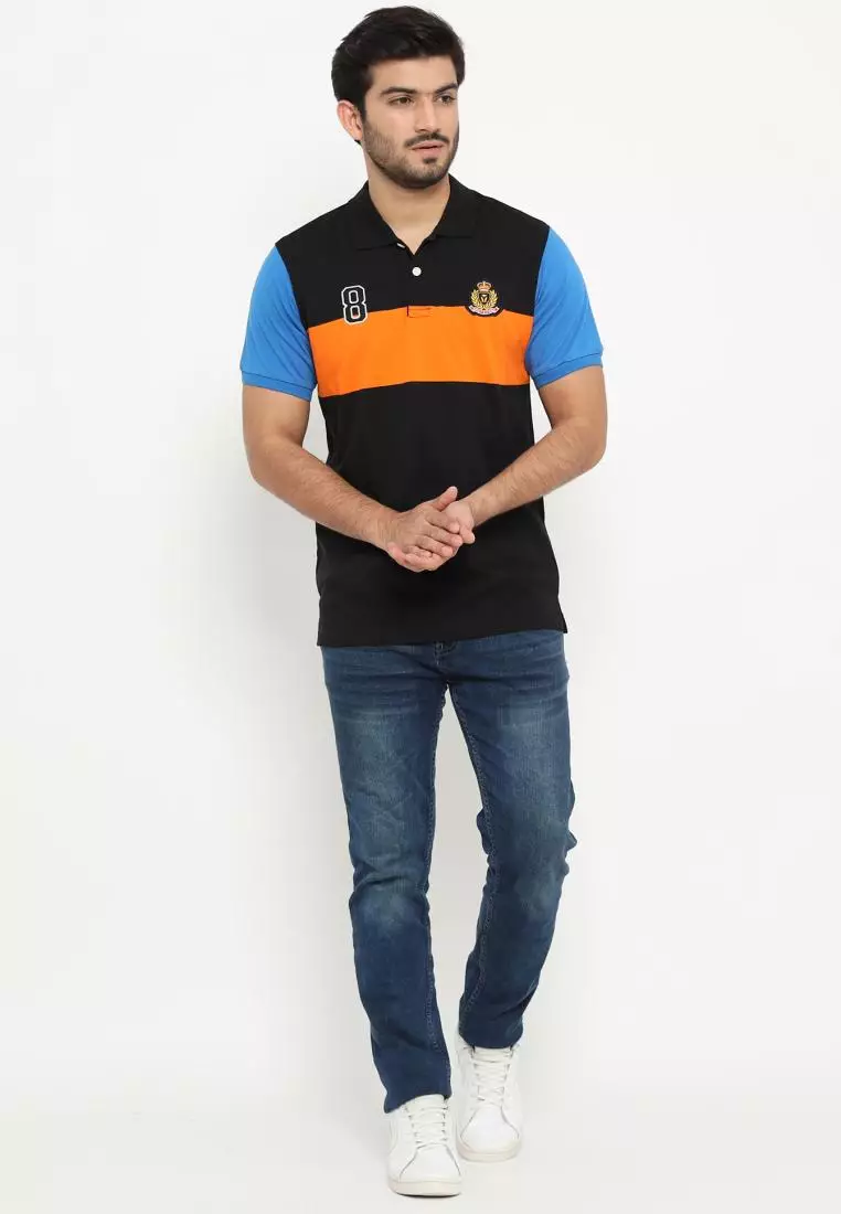MATSUDA Kaos Polo Shirt Pria Kerah Miura