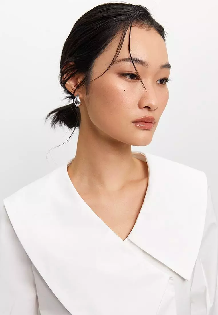 Asymmetric Collar Top