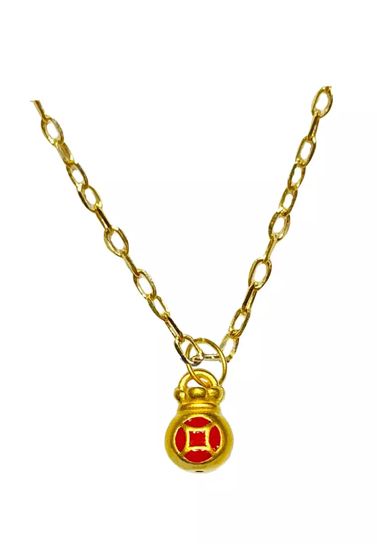 Gold pendant hot sale necklace 14k