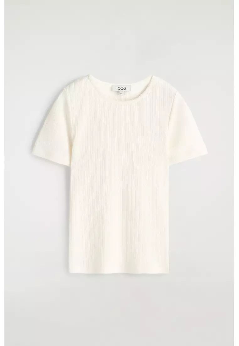 POINTELLE-KNIT T-SHIRT