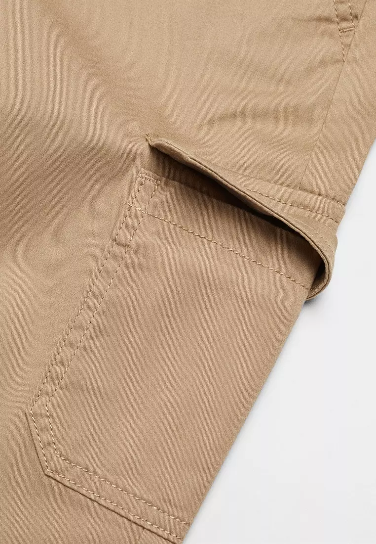 Cotton Cargo Trousers