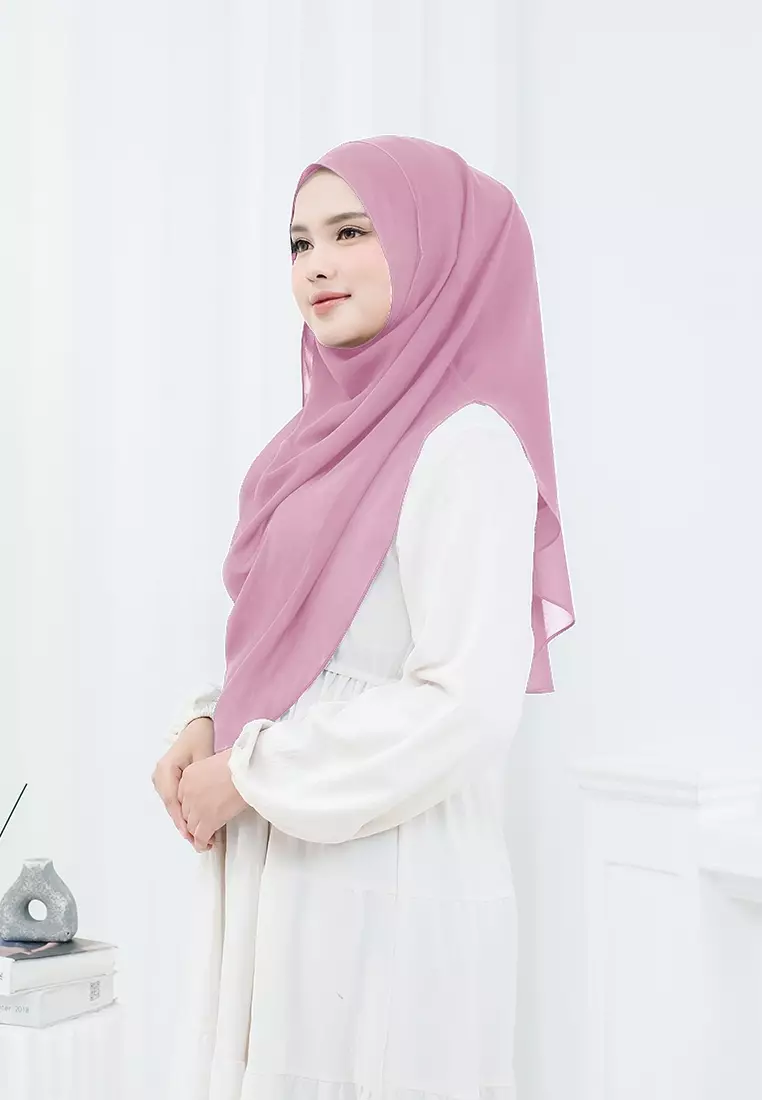 HIJAB INSTAN ZHAZA - PURPLISH PINK
